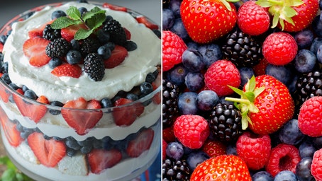 Celebrate America with this creamy, dreamy, red, white and blue trifle: Get the recipe