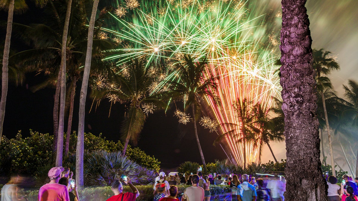 Miami Beach fireworks show