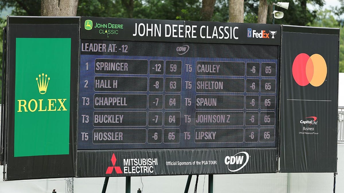 Hayden Springer at the John Deere Classic