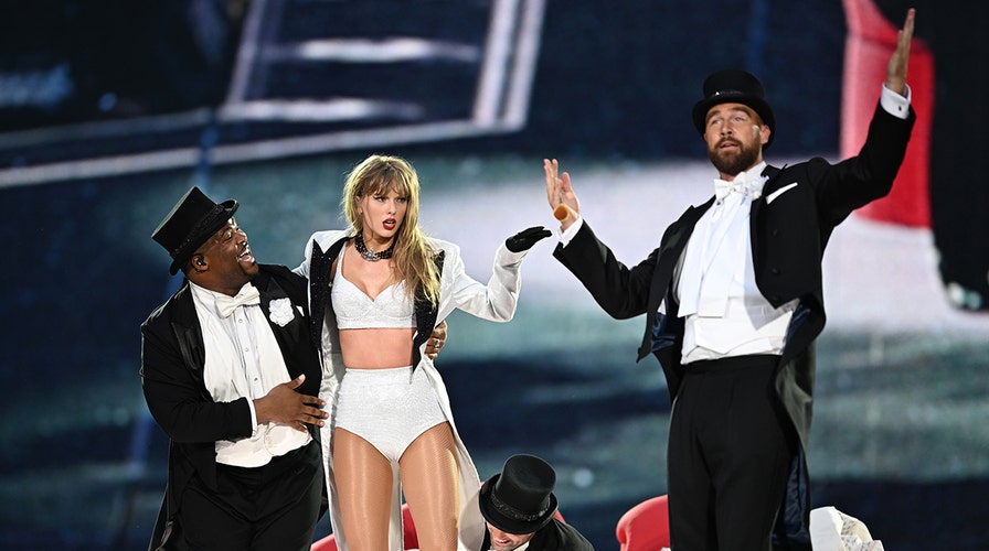 Travis Kelce joins Taylor Swift on stage during Eras Tour in London